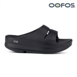 OOFOS Women OOmega OOahh Slide - Matte Black