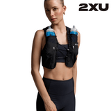 2XU Unisex Run Hydration Vest - Black / Silver Reflective