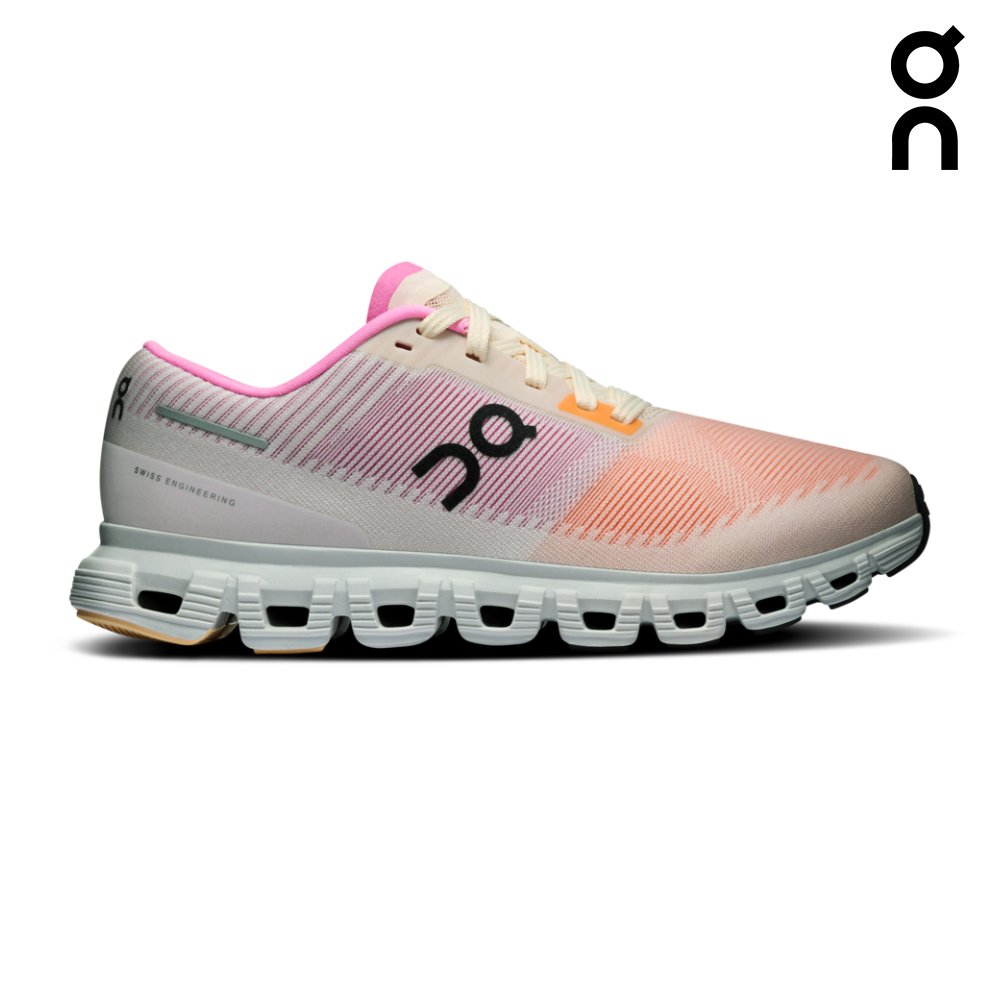On Women Cloud 6 Push - Tangerine / Raspberry