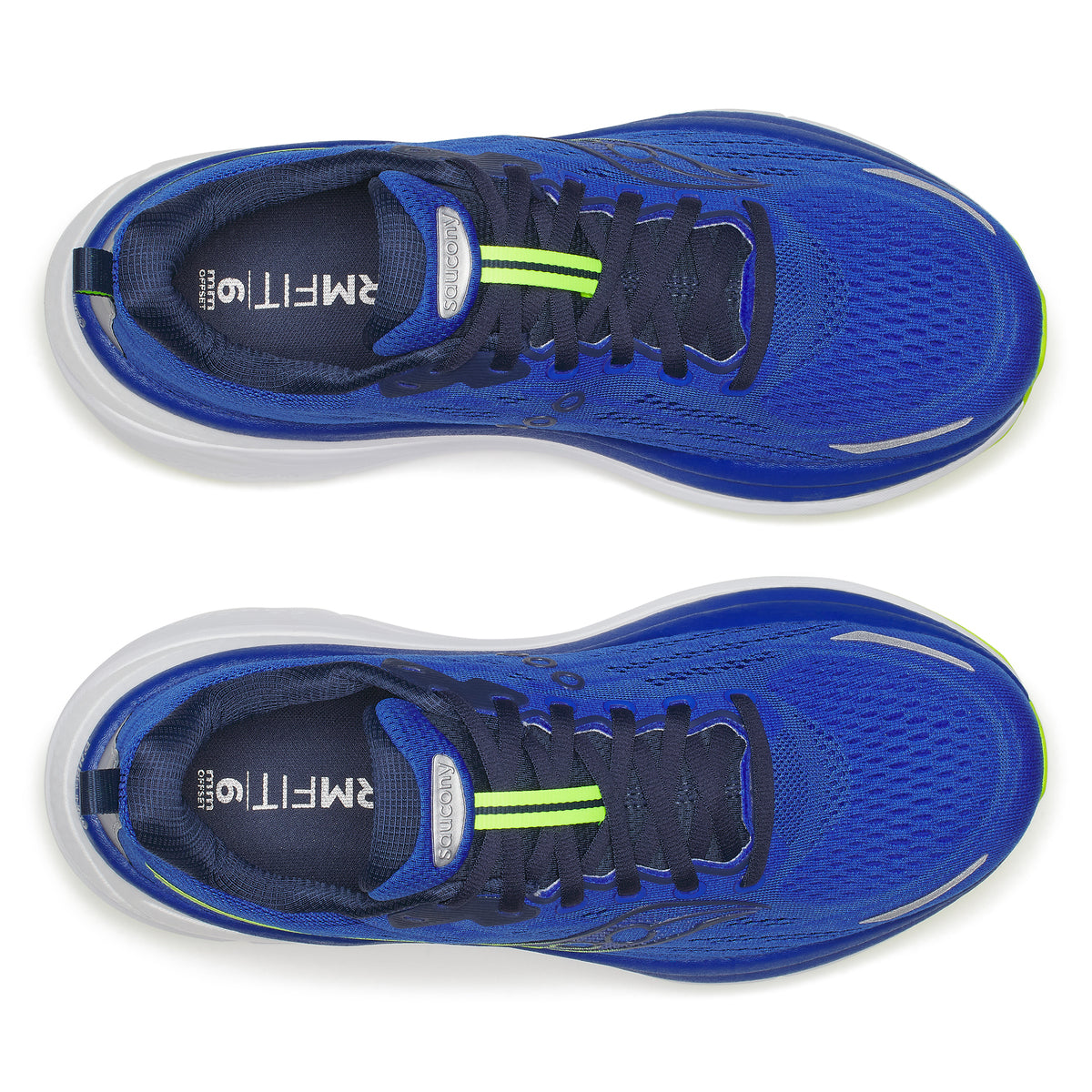 Saucony Men Hurricane 25 Wide - Lapis / Citron – Liv Activ