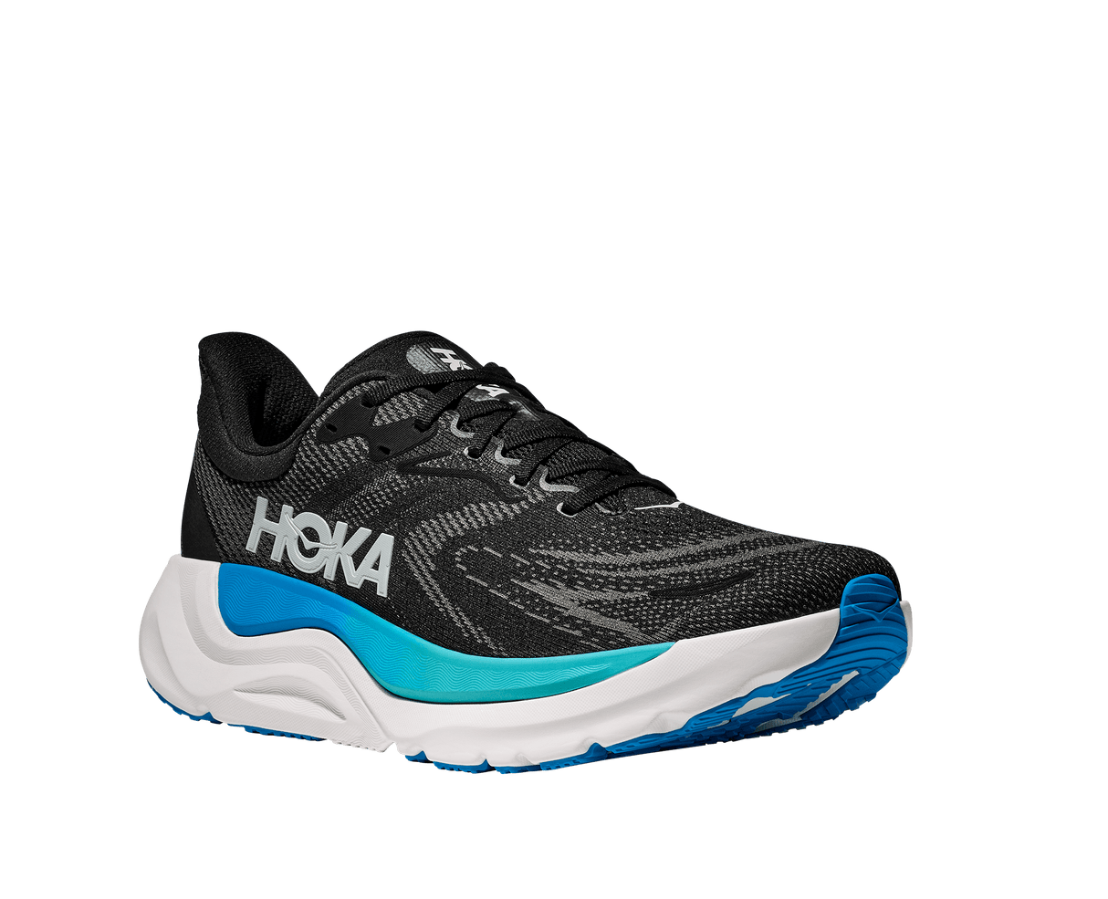 HOKA Men Arahi 8 Wide - Black / Skyward Blue
