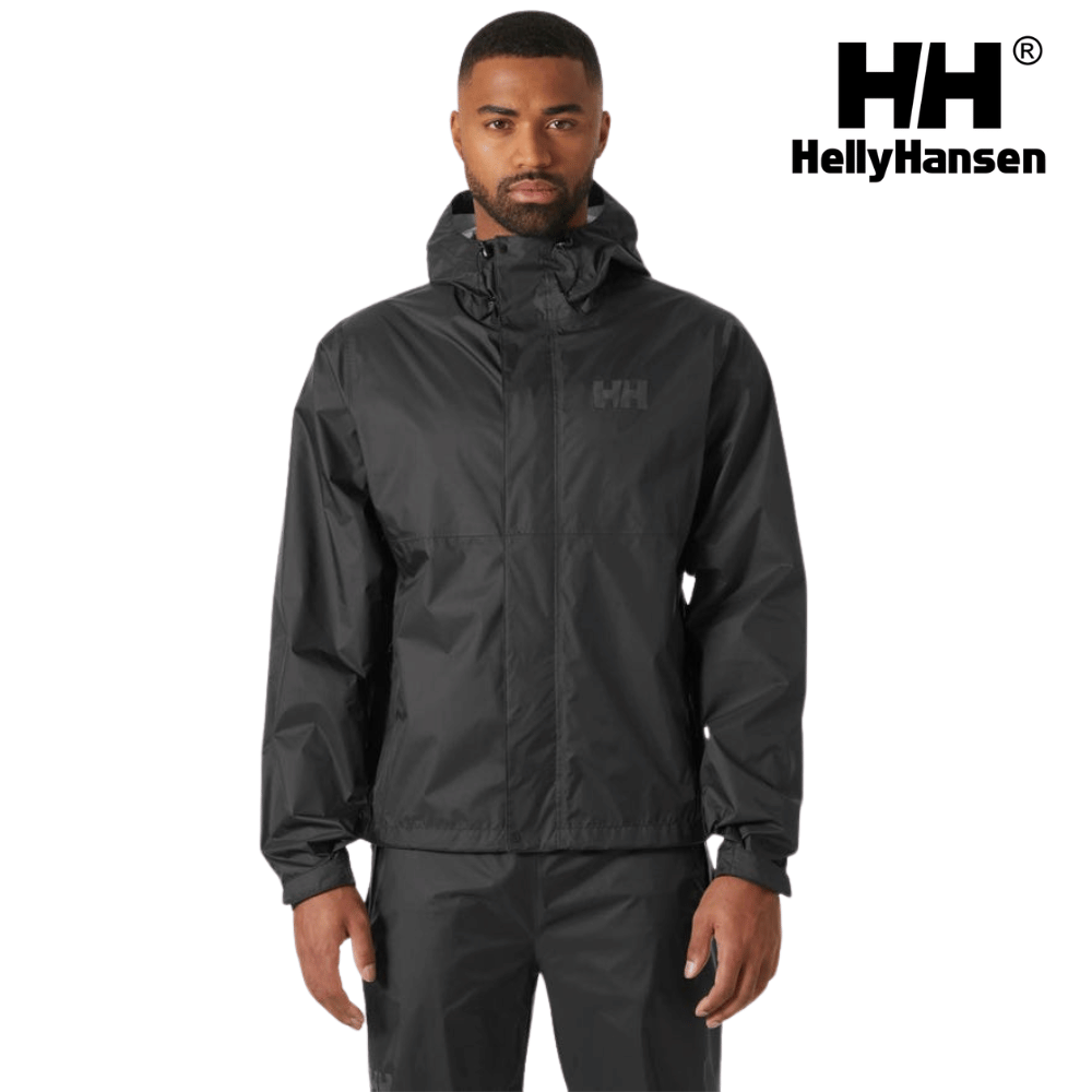 ⭐︎新品⭐︎Helly Hansen メンズ LOKE JACKET ブラック L Helly Hansen Men's Loke Waterproof Windproof Breathable Rain