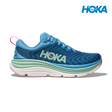 Explore HOKA Women Gaviota 5 Wide - Alpine Blue / Jadeite for trail, outdoor & lifestyle use | Liv Activ Singapore