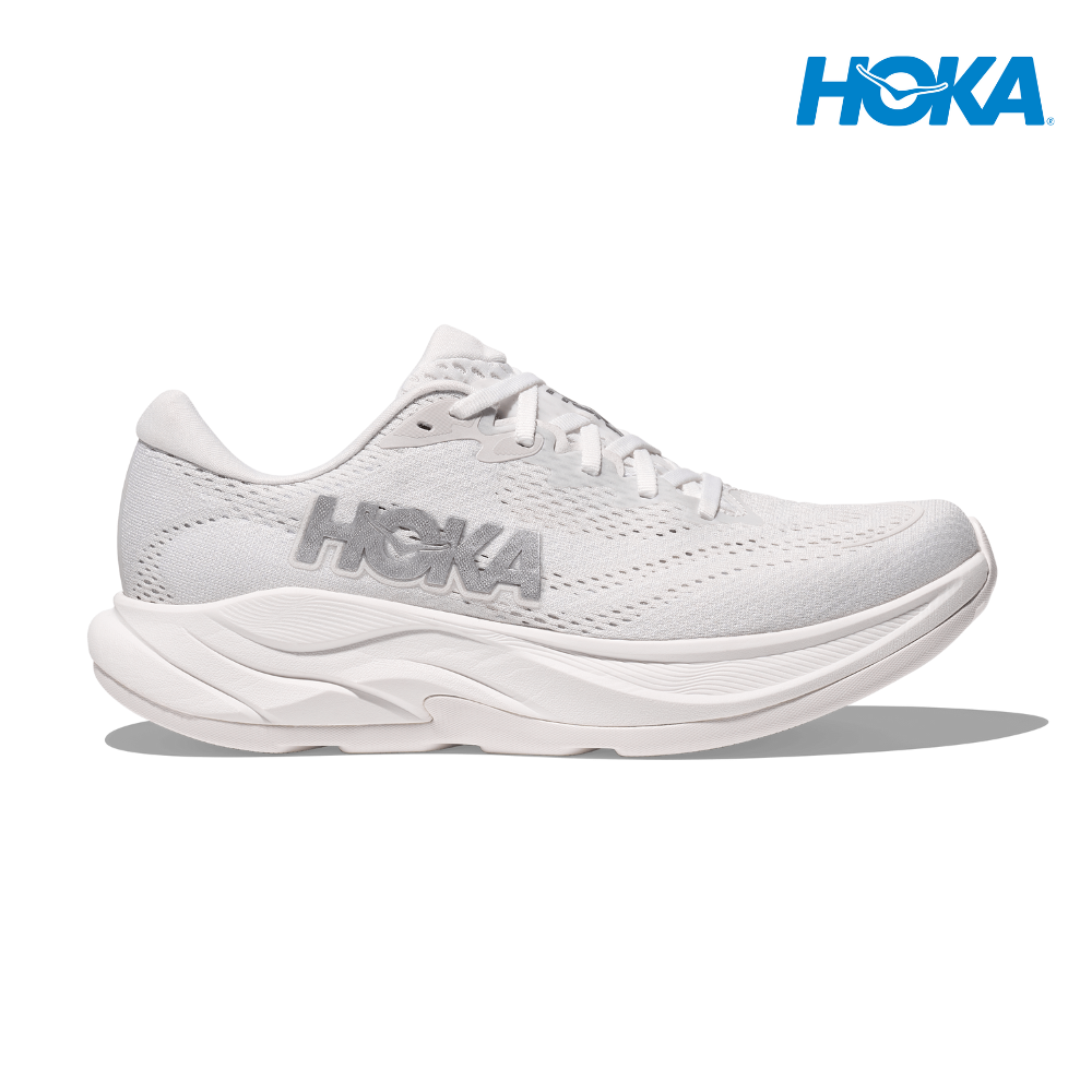 HOKA Women Rincon 4 - White / Silver – Liv Activ