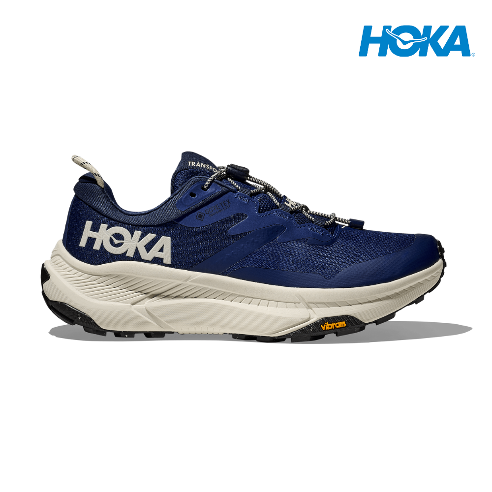 HOKA Men Transport GTX - Midnight Blue / Truffle Salt