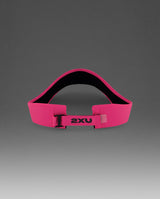 2XU Unisex Run Visor - Fuchsia / Black