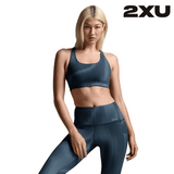 2XU Women Form Strappy Low Impact Low Bra - Dark Sage Glass Grad / Dark Sage