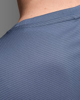 2XU Women Aero Mesh Tee - Indigo / Indigo Reflective