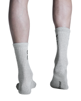 On Unisex Logo Sock High 3-Pack - Heather Gray