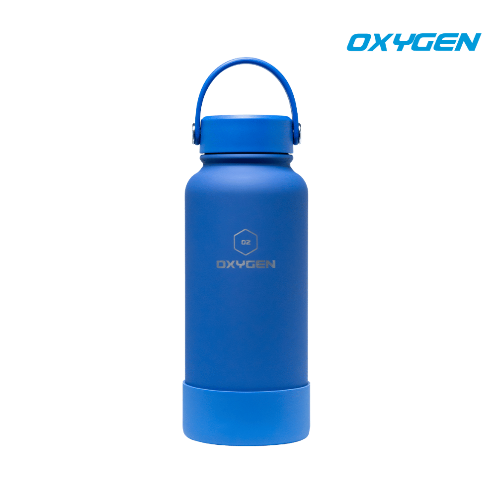 Oxygen Talon 1000ml  Stainless Steel Bottle - Dark Blue