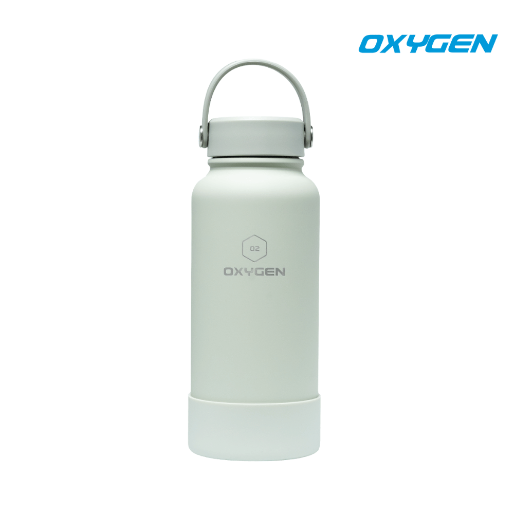 Oxygen Talon 1000ml  Stainless Steel Bottle - Light Grey