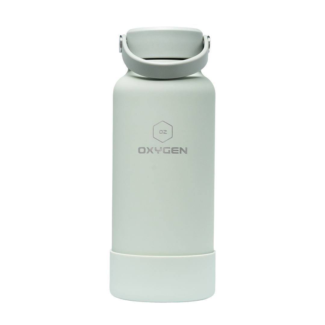 Oxygen Talon 1000ml  Stainless Steel Bottle - Light Grey