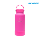 Oxygen Talon 1000ml  Stainless Steel Bottle - Rose Red