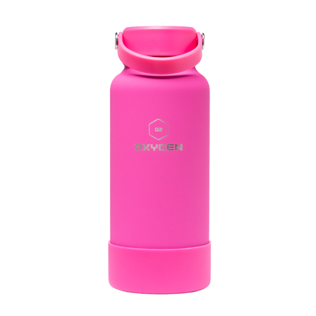 Oxygen Talon 1000ml  Stainless Steel Bottle - Rose Red