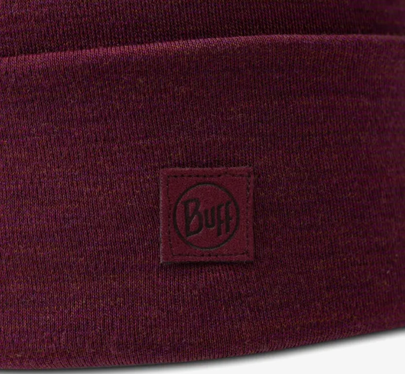 BUFF® Merino Heavyweight Beanie - Solid Tibetan Red