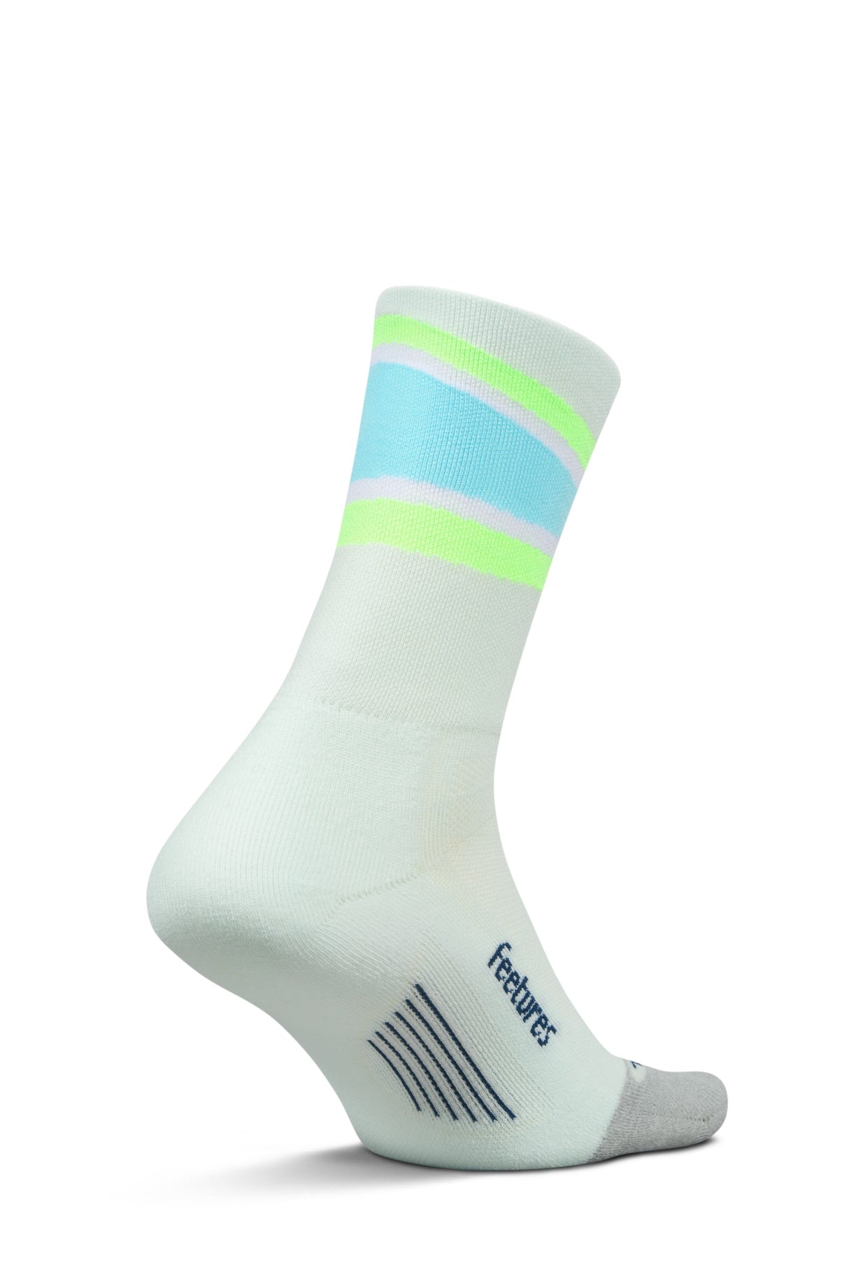 Feetures Active Elite Light Cushion Mini Crew - Mint Bounce