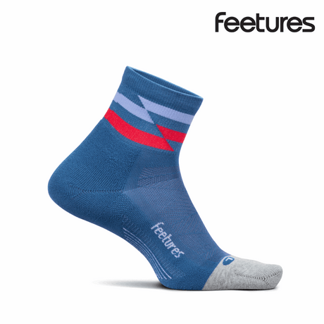 Explore Feetures Active Elite Light Cushion Quarter - Blue Track for trail, outdoor & lifestyle use | Liv Activ Singapore