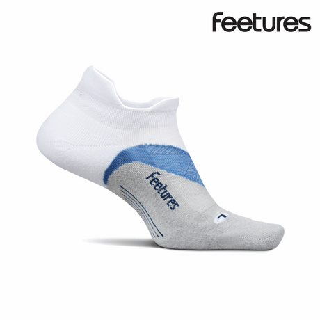 Explore Feetures Active Elite Light Cushion No Show Tab - White Tide for trail, outdoor & lifestyle use | Liv Activ Singapore