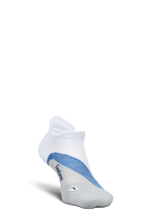 Feetures Active Elite Light Cushion No Show Tab - White Tide