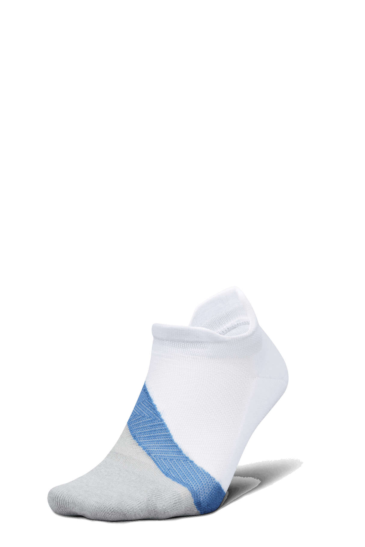 Explore Feetures Active Elite Light Cushion No Show Tab - White Tide for trail, outdoor & lifestyle use | Liv Activ Singapore