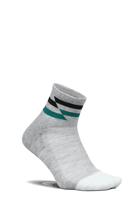 Explore Feetures Active Elite Max Cushion Quarter - Gray Track for trail, outdoor & lifestyle use | Liv Activ Singapore