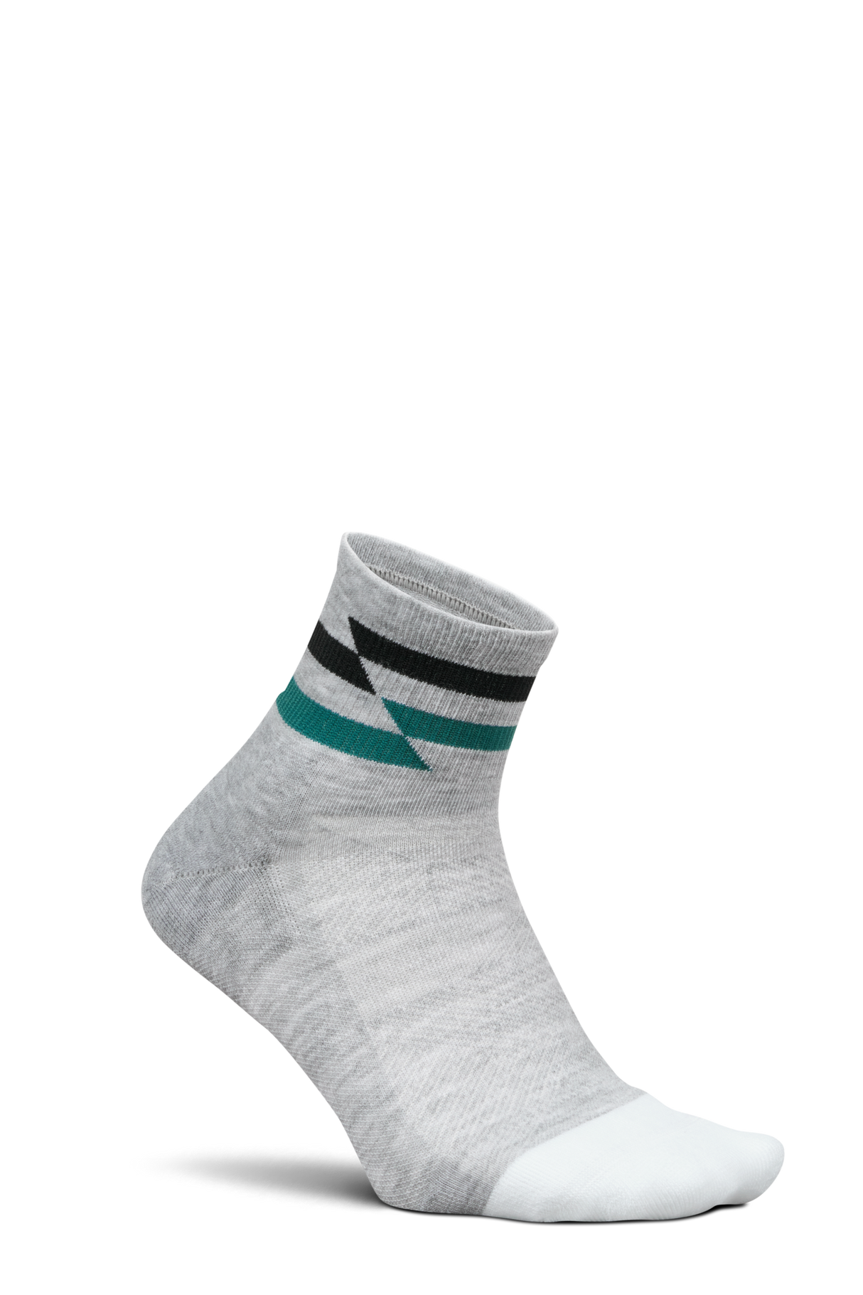 Feetures Active Elite Max Cushion Quarter - Gray Track