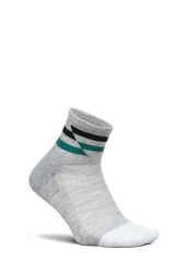 Feetures Active Elite Max Cushion Quarter - Gray Track