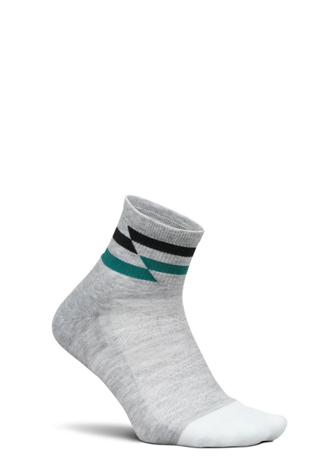 Feetures Active Elite Max Cushion Quarter - Gray Track