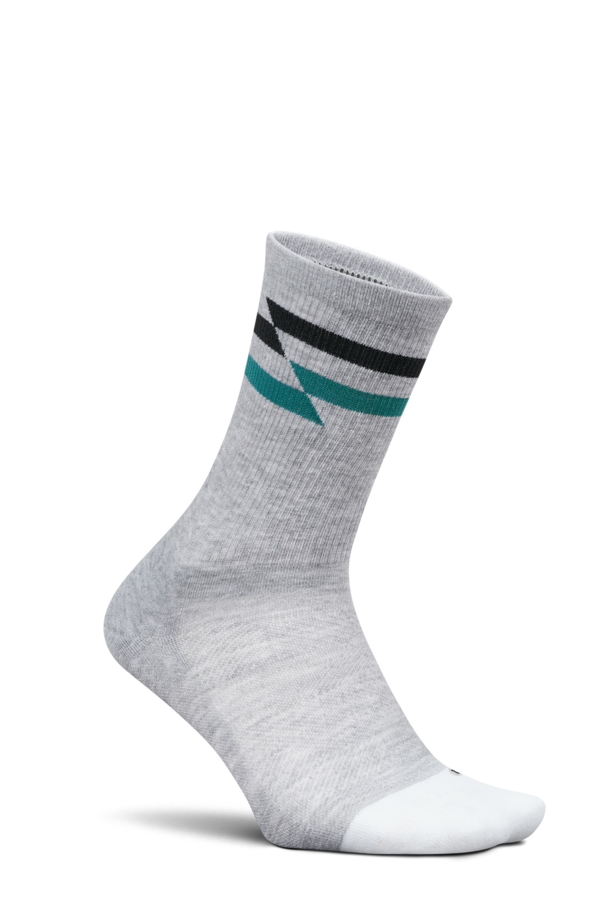 Feetures Active Elite Max Cushion Mini Crew - Gray Track