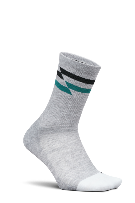 Feetures Active Elite Max Cushion Mini Crew - Gray Track