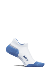 Explore Feetures Active Elite Max Cushion No Show Tab - White Tide for trail, outdoor & lifestyle use | Liv Activ Singapore