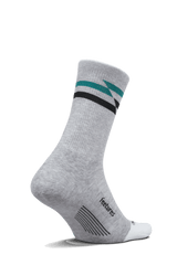 Explore Feetures Active Elite Max Cushion Mini Crew - Gray Track for trail, outdoor & lifestyle use | Liv Activ Singapore
