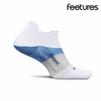 Explore Feetures Active Elite Ultra Light Cushion No Show Tab - White Tide for trail, outdoor & lifestyle use | Liv Activ Singapore