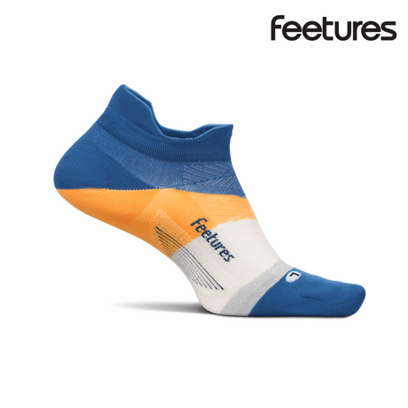 Explore Feetures Active Elite Ultra Light Cushion No Show Tab - Rally Blue for trail, outdoor & lifestyle use | Liv Activ Singapore