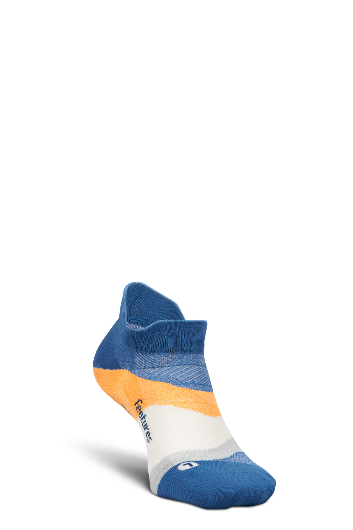 Feetures Active Elite Ultra Light Cushion No Show Tab - Rally Blue