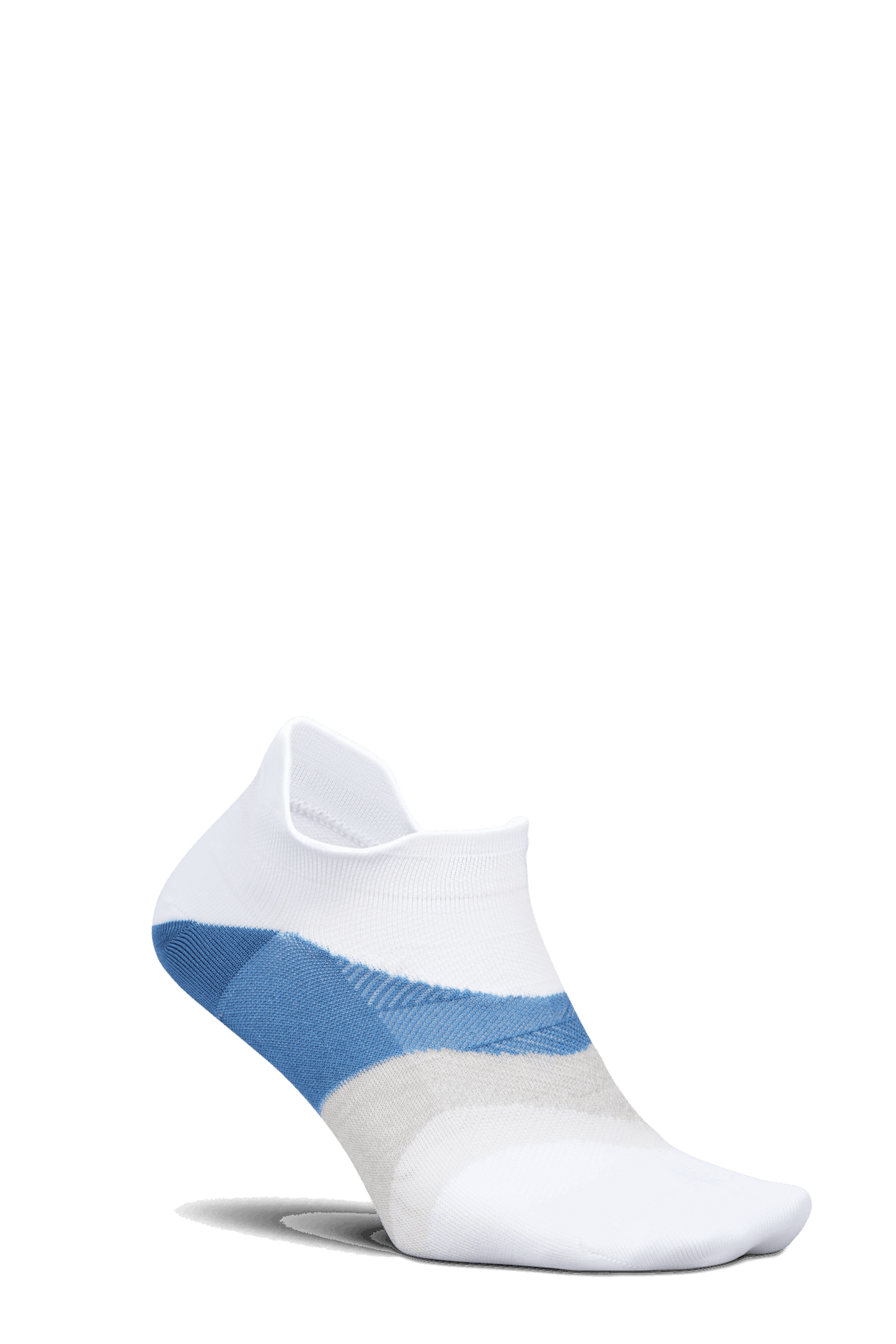 Explore Feetures Active Elite Ultra Light Cushion No Show Tab - White Tide for trail, outdoor & lifestyle use | Liv Activ Singapore