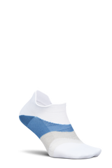 Feetures Active Elite Ultra Light Cushion No Show Tab - White Tide