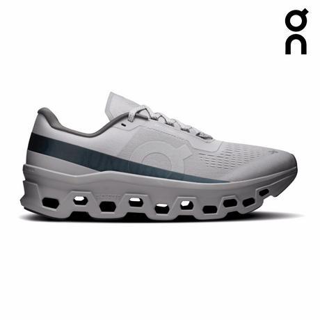 Explore On Men Cloudmonster 1 - Glacier / Alloy for trail, outdoor & lifestyle use | Liv Activ Singapore