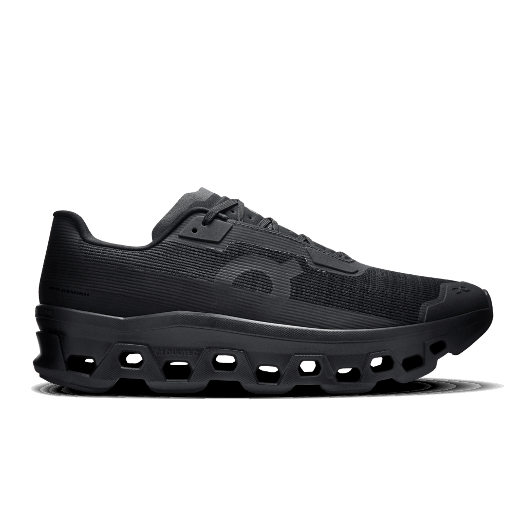 Explore On Men Cloudmonster Void - Black / Black for trail, outdoor & lifestyle use | Liv Activ Singapore