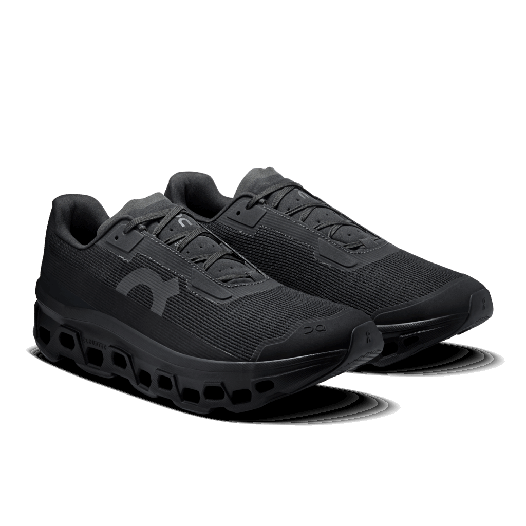 Explore On Men Cloudmonster Void - Black / Black for trail, outdoor & lifestyle use | Liv Activ Singapore