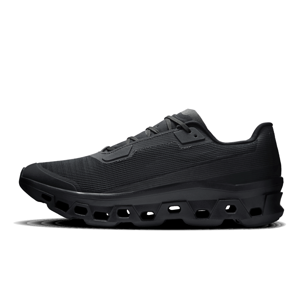 Explore On Men Cloudmonster Void - Black / Black for trail, outdoor & lifestyle use | Liv Activ Singapore