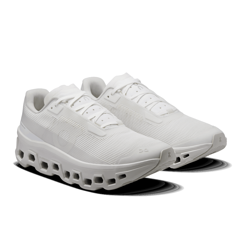 Explore On Women Cloudmonster Void - White / White for trail, outdoor & lifestyle use | Liv Activ Singapore
