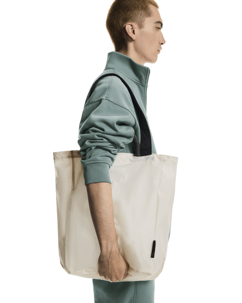 Explore On Unisex Tote Pack 25L - Cream / Black for trail, outdoor & lifestyle use | Liv Activ Singapore