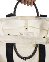 Explore On Unisex Tote Pack 25L - Cream / Black for trail, outdoor & lifestyle use | Liv Activ Singapore