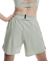 Explore On Women 5" Performance Shorts - Tin for trail, outdoor & lifestyle use | Liv Activ Singapore