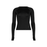 Explore On Women Studio Long-T - Black for trail, outdoor & lifestyle use | Liv Activ Singapore