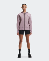 Explore On Women Focus Tech Zip Hoodie - Heron for trail, outdoor & lifestyle use | Liv Activ Singapore
