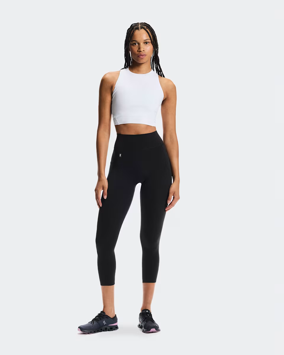 Explore On Women Studio Tights 7/8 - Black for trail, outdoor & lifestyle use | Liv Activ Singapore