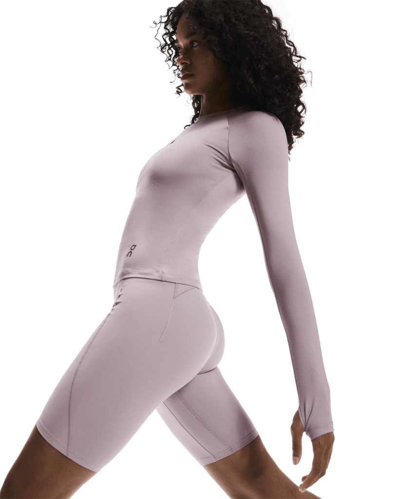 Explore On Women Studio Tights Short - Heron for trail, outdoor & lifestyle use | Liv Activ Singapore