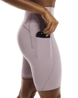 Explore On Women Studio Tights Short - Heron for trail, outdoor & lifestyle use | Liv Activ Singapore